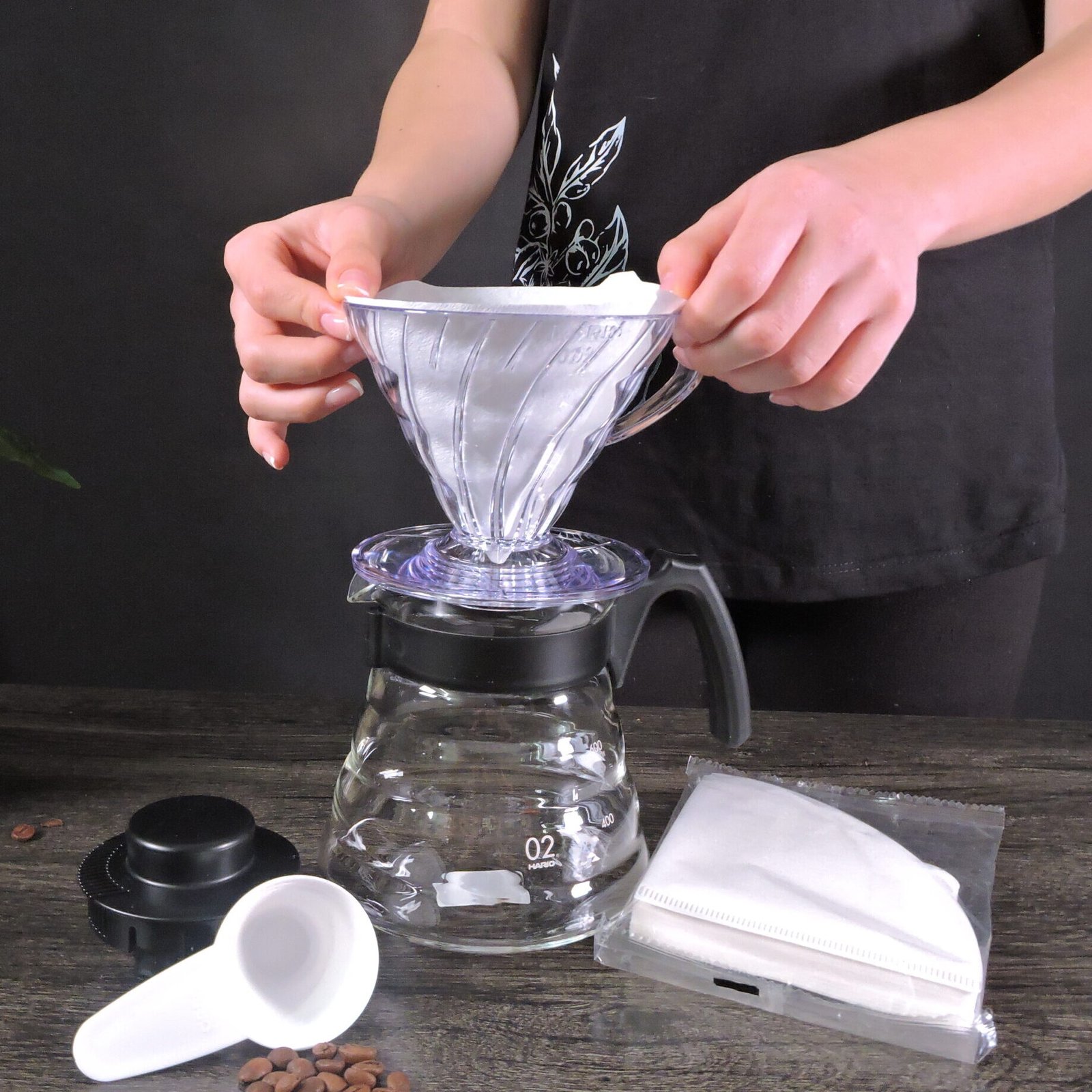 HARIO V60 Craft Coffee Maker (Pourover Set)