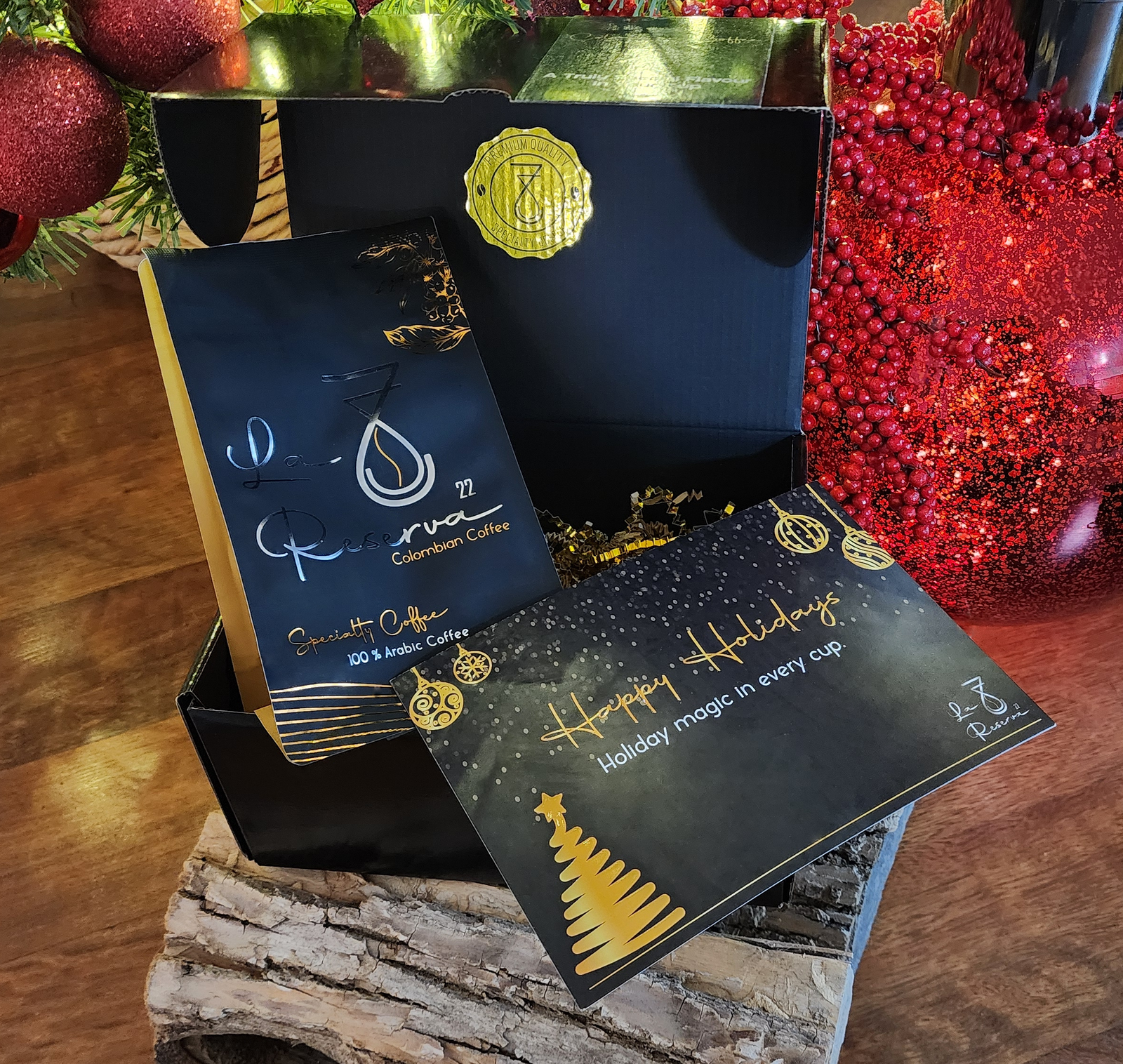 Christmas gift - Specialty Coffee for Christmas Gift - Geisha Coffee Lover’s Gift Box