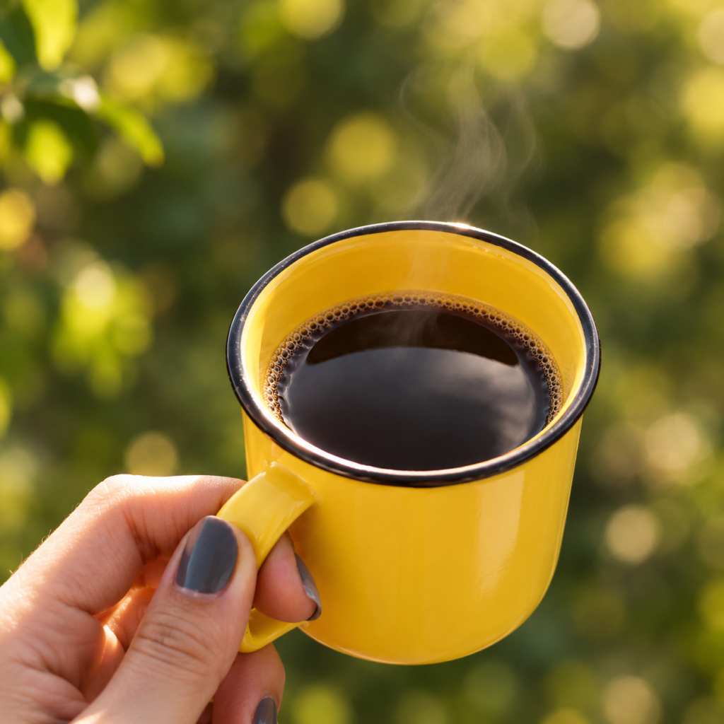fresh cup of Colombian Specialty coffee